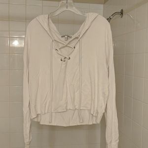 Express crop hoodie